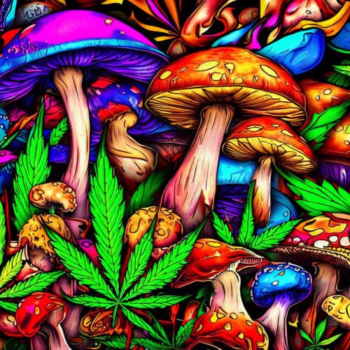 magick mushrooms and marijuana