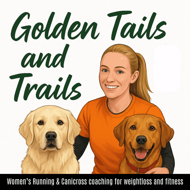 Golden Tails and Trails | Canicross Running and Weight loss for women | Lose weight, get fit and stay motivated through running and canicross with your dog